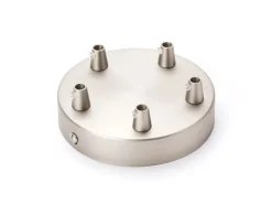 New Orion Lightstyle Deckenbaldachin 5 Auslässe Ø 120 mm Silber