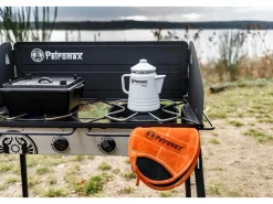 Best Aramid Topflappen mit Eingriff Paar Schwarz-Orange Töpfe