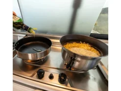 Camping-Topfset Dimego Stahl Pfannen
