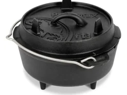 New Dutch Oven FT3 Schwarz mit planem Boden 1,6 l Töpfe