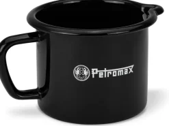 Hot Petromax Emaille Milchtopf 1,4 l Schwarz