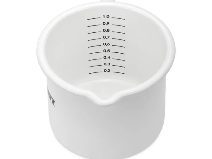New Petromax Emaille Milchtopf 1 L Weiß