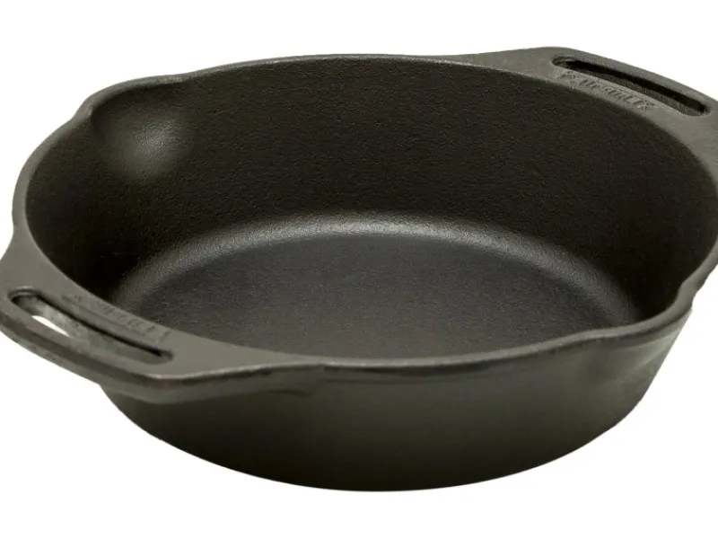 Feuerpfanne FP20H-T Schwarz mit 2 Henkeln Gusseisen Ø 20 cm Herde