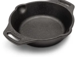 Petromax Pfannen|Herde<Feuerpfanne FP15H-T Schwarz mit 2 Henkeln Gusseisen Ø 15 cm