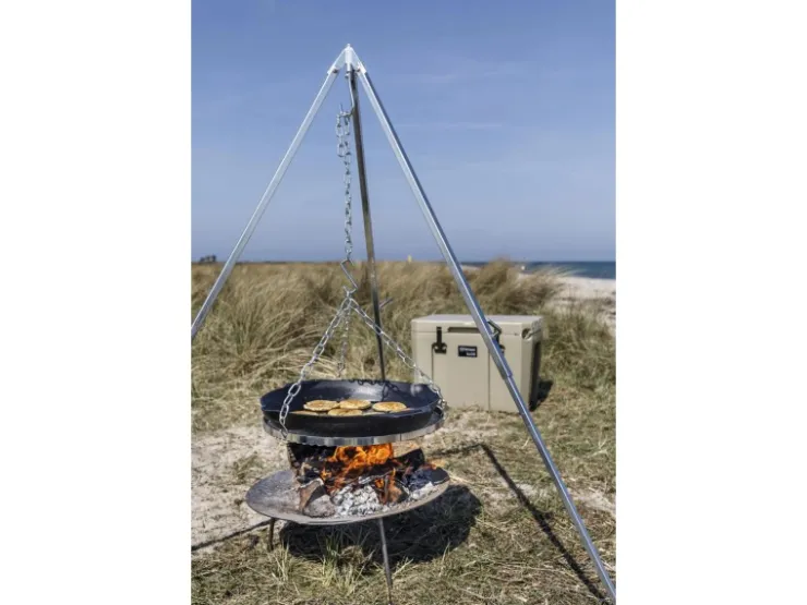 Discount Petromax Feuerpfanne FP50H-T Schwarz mit 2 Henkeln Gusseisen Ø 50 cm