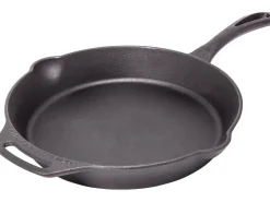 Petromax Herde<Feuerpfanne FP30-T Schwarz mit Stiel Gusseisen Ø 30 cm