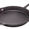 Hot Petromax Feuerpfanne FP35-T Schwarz mit Stiel Gusseisen Ø 35 cm