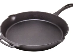 Hot Petromax Feuerpfanne FP35-T Schwarz mit Stiel Gusseisen Ø 35 cm