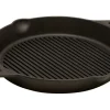 Petromax Pfannen|Herde<Grill-Feuerpfanne GP35H-T mit 2 Henkeln Gusseisen Ø 35 cm