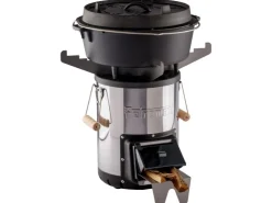 Petromax Töpfe<Grillplatte mit Kochkreuz für Raketenofen