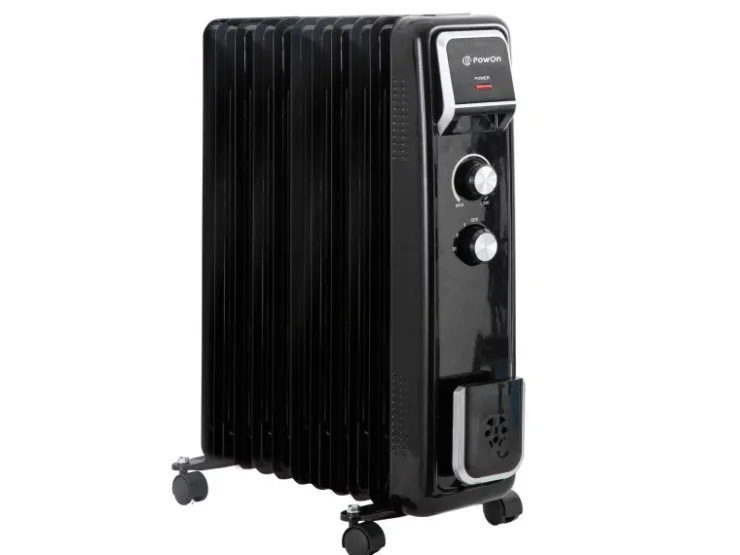 Sale PowOn Ölradiator 1000-2500 Watt 11 Rippen mit Wäschetrockner & Luftbefeuchter