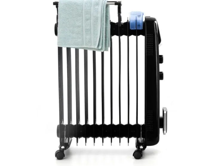 Sale PowOn Ölradiator 1000-2500 Watt 11 Rippen mit Wäschetrockner & Luftbefeuchter