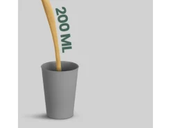 Hot Becher Kunststoff Grau 0,2 Liter 8er Pack Geschirr