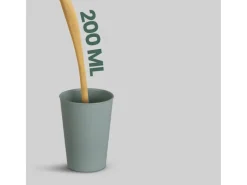 Discount Becher Kunststoff Grün 0,2 Liter 4er Pack Geschirr