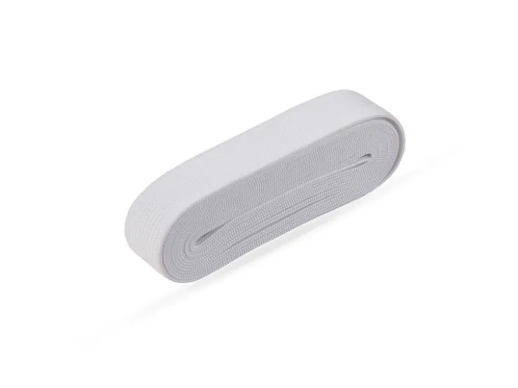 Outlet ProHome Gummiband 2,5 m x 2,0 cm Weiß