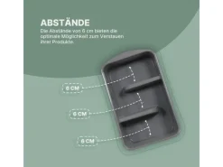 Best Küchenorganizer Gewürze & Tüten Anthrazit 1er Pack Küchen-Ordnungssysteme|Küchenhelfer