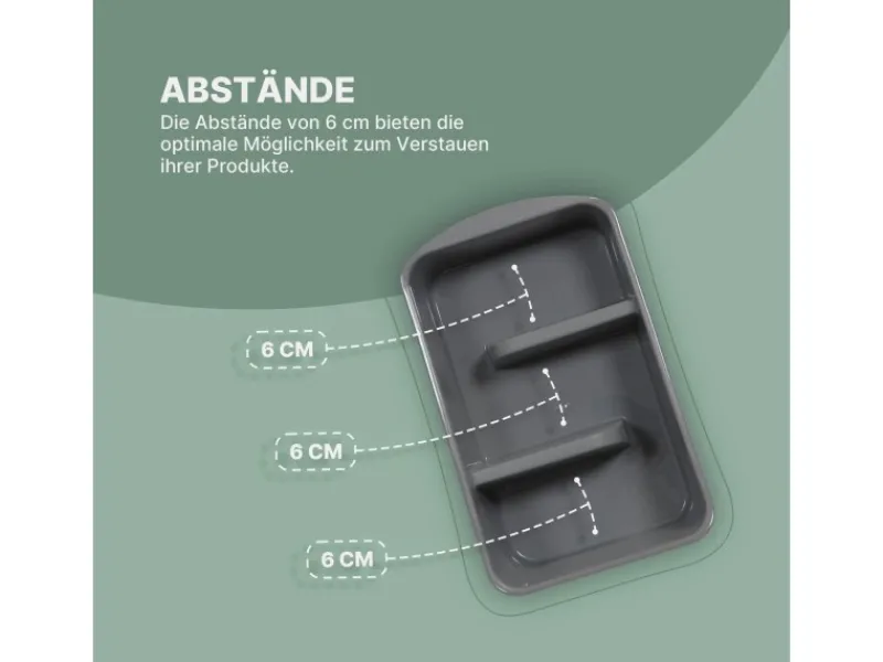 Best Küchenorganizer Gewürze & Tüten Anthrazit 1er Pack Küchen-Ordnungssysteme|Küchenhelfer