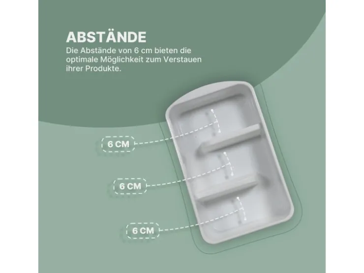 ProHome Küchen-Ordnungssysteme|Küchenhelfer<Küchenorganizer Gewürze & Tüten Weiß 1er Pack