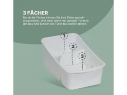 Online ProHome Küchenorganizer Gewürze & Tüten Weiß 4er Pack
