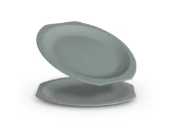 Clearance Kunststoff Geschirr Set BPA Frei Grün 18 Teilig 4 Personen Geschirr