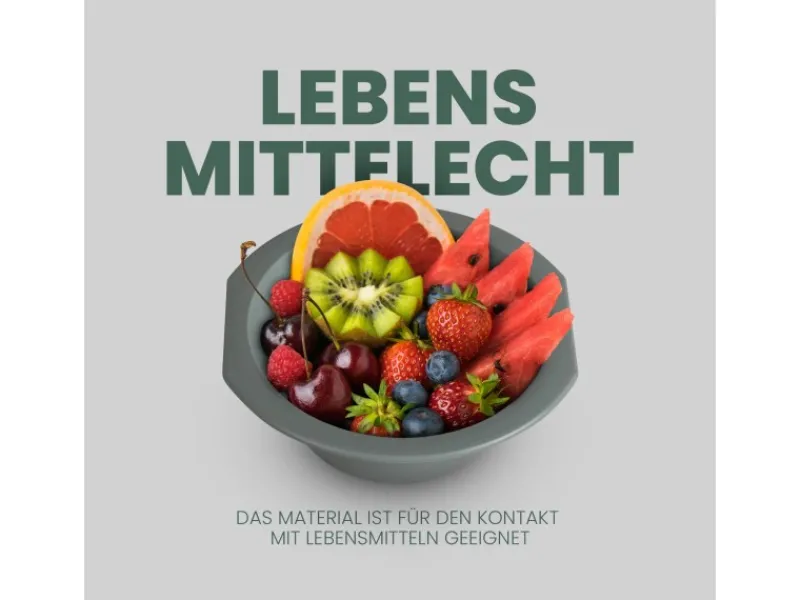 New Kunststoff Schüssel BPA Frei 1,55 x 6 cm Grün 16er Pack Geschirr