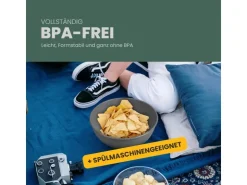 Sale ProHome Kunststoff Schüssel BPA Frei 255 x 10 cm Grau 2er Pack