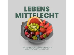 ProHome Geschirr<Kunststoff Schüssel BPA Frei 1,55 x 6 cm Grau 8er Pack