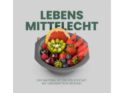 Outlet Kunststoff Schüssel BPA Frei 1,55 x 6 cm Grau 16er Pack Geschirr
