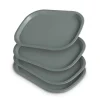 Hot Kunststoff Tablett BPA Frei 377 x 277 cm Grün 4er Pack Geschirr