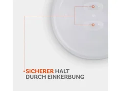 Hot Mikrowellenabdeckhaube Transparent 26 x 7 cm 2er Set Geschirr|Herde