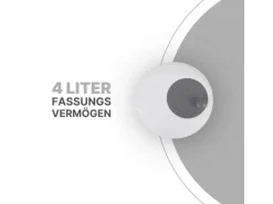 Hot Salatschleuder 4 Liter Ø25 cm Grau Pfannen
