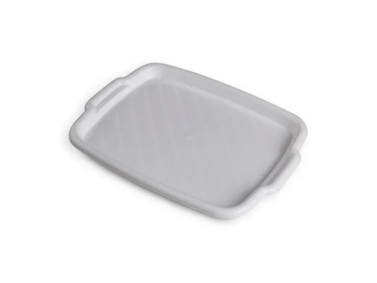 Hot ProHome Serviertablett Weiß 45 x 33 x 3 cm