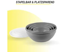 ProHome Vorratsdosen 4er Set Rund Rosa