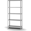 Online Edelstahlregal Schraubsystem HxBxT 200 x 100 x 30 cm 5 Ebenen Fachlast 200 kg Edelstahl Fachbodenregal Küchenregale