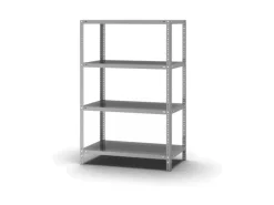 Online PROREGAL Edelstahlregal Schraubsystem HxBxT 150 x 100 x 50 cm 4 Ebenen Fachlast 200 kg Edelstahl Fachbodenregal