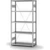 Online Edelstahlregal Stecksystem T-Profil HxBxT 200 x 100 x 40 cm 5 Ebenen Fachlast 200 kg Edelstahl Fachbodenregal Küchenregale