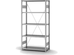 Online Edelstahlregal Stecksystem T-Profil HxBxT 200 x 100 x 40 cm 5 Ebenen Fachlast 200 kg Edelstahl Fachbodenregal Küchenregale