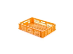Discount Eurobehälter Bäcker- und Konditorenkasten HxBxT 13 x 40 x 60 24 Liter Gelb-Orange Brötchenkiste Stapelbare Bäckerkiste Vorratsdosen|Vorratsbehälter