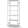 Online PROREGAL Lebensmittel Fachbodenregal Stecksystem T-Profil Grundregal HxBxT 250 x 100 x 50 cm 6 Ebenen Fachlast 140 kg Hygienische Beschichtung Weiß