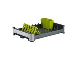 Outlet PROREGAL Praktischer Geschirrtrockner Aus Mattem Edelstahl & Kunststoff HxBxT 13 x 31 x 44,7cm Anthrazit
