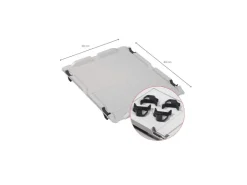 PROREGAL Gefrierschränke<Spar Set 5x Eurobox Nextgen Economy Mit Auflagedeckel & 4x Schiebeschnappverschlüsse Griffe Geschlossen HxBxT 17 x 30 x 40 cm Schwarz