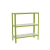 Outlet PROREGAL Wohnregal Living Koala Wood mit 3 Fachböden HxBxT 90 x 100 x 30 cm Fachlast 150 kg Grün/Weiß
