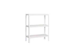 Online Wohnregal Living Koala Metal mit 3 Fachböden HxBxT 90 x 80 x 30 cm Fachlast 150 kg Weiß/Weiß Küchenregale