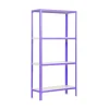 Online Wohnregal Living Koala Wood mit 5 Fachböden HxBxT 180 x 80 x 30 cm Fachlast 150 kg Blau/Weiß Küchenregale