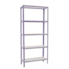 Hot Wohnregal Living Koala Wood mit 5 Fachböden HxBxT 180 x 80 x 30 cm Fachlast 150 kg Lila/Weiß Küchen-Ordnungssysteme|Küchenregale