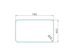 Sale Einbauspüle Space Mini 1B 1D 80 cm x 48 cm Edelstahl Edelstahlspülen