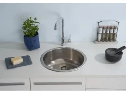 Einbauspüle Portland Ø 44,6 cm Edelstahl Edelstahlspülen