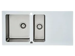 Discount Glasspüle New York 100 cm x 50 cm Glasspülen|Einbauküchen