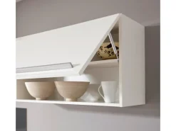Outlet Inselküche Gabriel 320 cm Grau Hochglanz Inselhauben|Kücheninseln