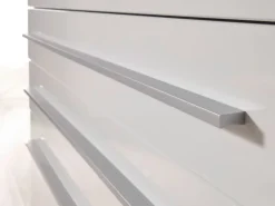 Discount Respekta Inselküche Gabriel 290 cm Weiß Hochglanz